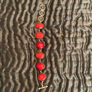 Red coral bracelet